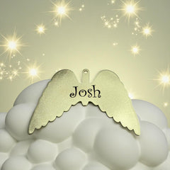 Brass Angel Engraved