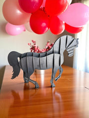 Metal Horse Sculpture