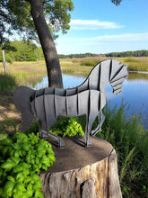 Metal Horse Sculpture