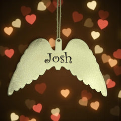 Brass Angel Engraved